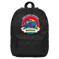 Matching Bahamas Cruise Girl Gone Cruising Trip 16 in Basic Backpack