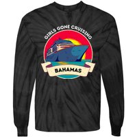 Matching Bahamas Cruise Girl Gone Cruising Trip Tie-Dye Long Sleeve Shirt