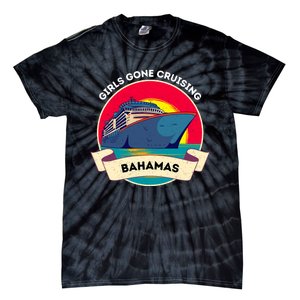 Matching Bahamas Cruise Girl Gone Cruising Trip Tie-Dye T-Shirt