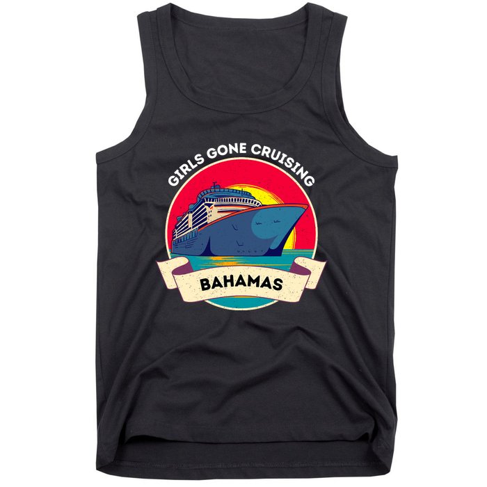 Matching Bahamas Cruise Girl Gone Cruising Trip Tank Top