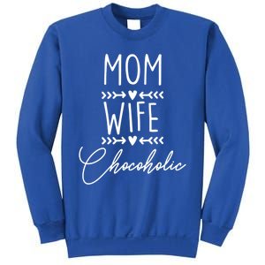 Mom Boss Chocolate Lover Mom Wife Chocoholic Graphic Tee Funny Gift Sweatshirt