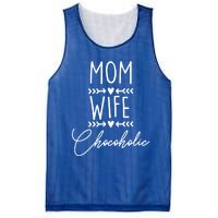 Mom Boss Chocolate Lover Mom Wife Chocoholic Graphic Tee Funny Gift Mesh Reversible Basketball Jersey Tank