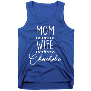 Mom Boss Chocolate Lover Mom Wife Chocoholic Graphic Tee Funny Gift Tank Top