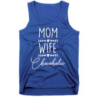 Mom Boss Chocolate Lover Mom Wife Chocoholic Graphic Tee Funny Gift Tank Top