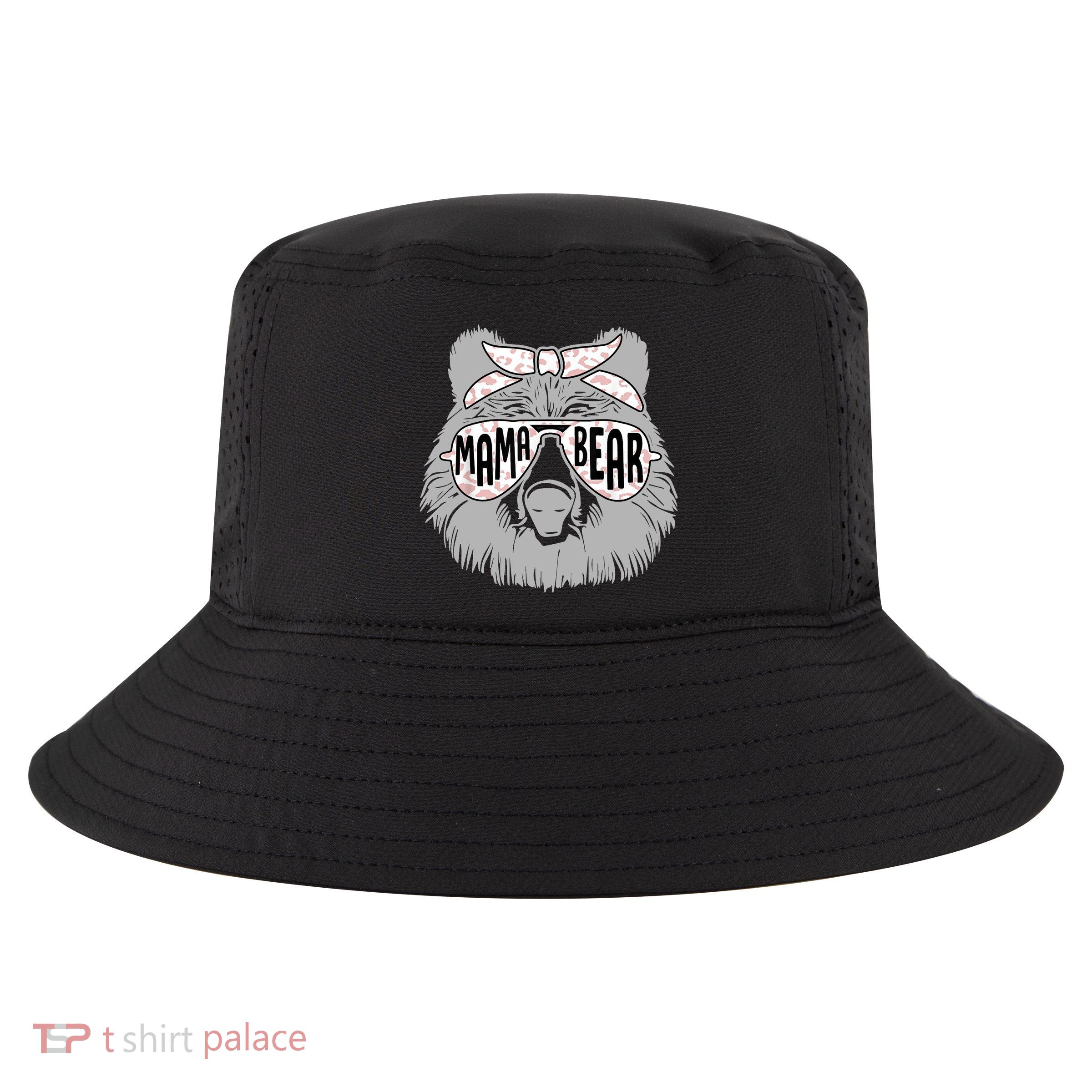 Mama Bear Cute Gift Mom Cool Comfort Performance Bucket Hat