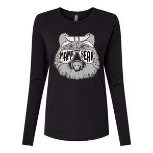 Mama Bear Cute Gift Mom Womens Cotton Relaxed Long Sleeve T-Shirt