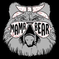 Mama Bear Cute Gift Mom Cooling Performance Crew T-Shirt