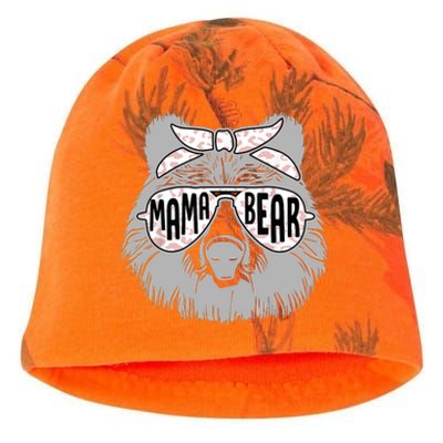 Mama Bear Cute Gift Mom Kati - Camo Knit Beanie