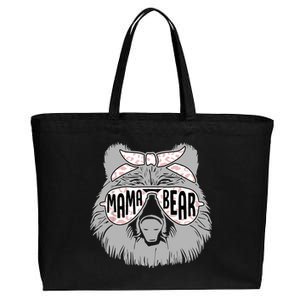 Mama Bear Cute Gift Mom Cotton Canvas Jumbo Tote