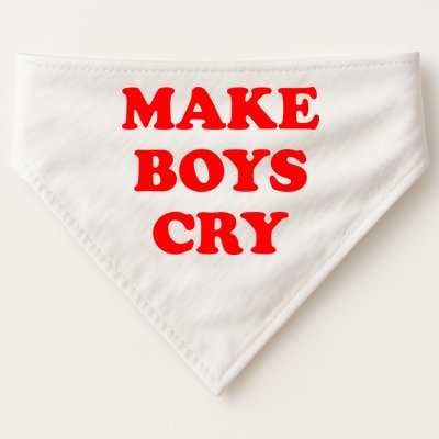Make Boys Cry Funny Humor USA-Made Doggie Bandana