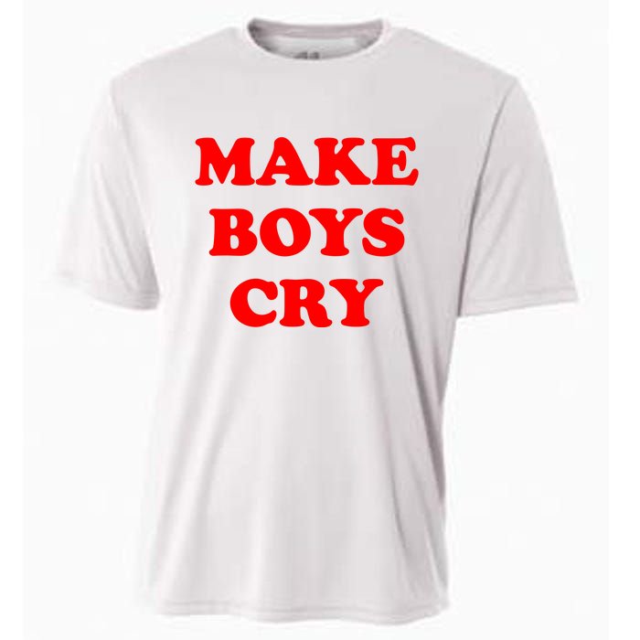 Make Boys Cry Funny Humor Cooling Performance Crew T-Shirt