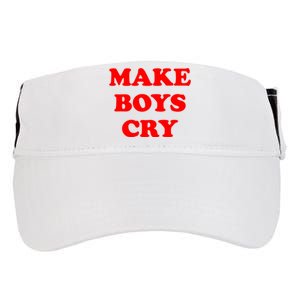 Make Boys Cry Funny Humor Adult Drive Performance Visor