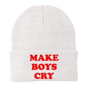 Make Boys Cry Funny Humor Knit Cap Winter Beanie