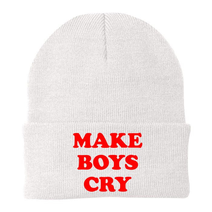 Make Boys Cry Funny Humor Knit Cap Winter Beanie