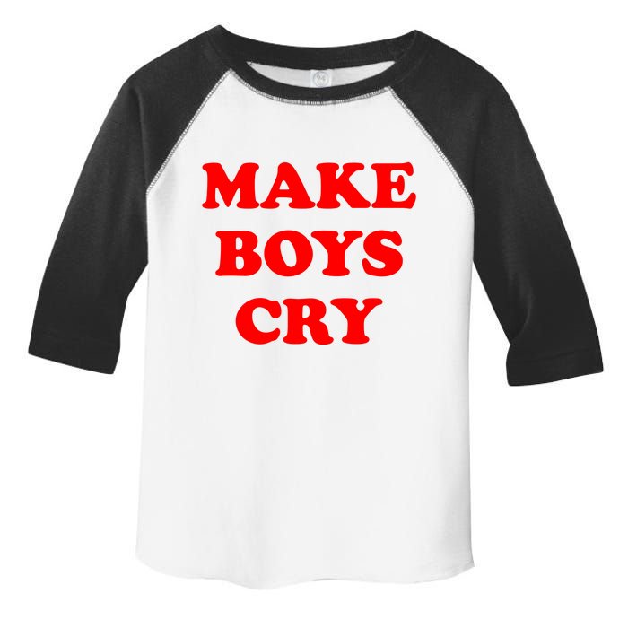 Make Boys Cry Funny Humor Toddler Fine Jersey T-Shirt