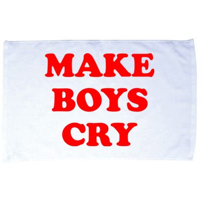 Make Boys Cry Funny Humor Microfiber Hand Towel