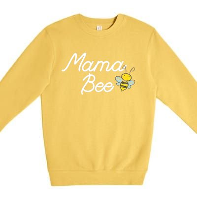 Mama Bee Cute Sassy Honey Bee Mothers Day Gift Idea Premium Crewneck Sweatshirt