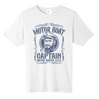 Motor Boat Captain Funny Pontoon Boating Motor Boatin Lake Tall Fusion ChromaSoft Performance T-Shirt