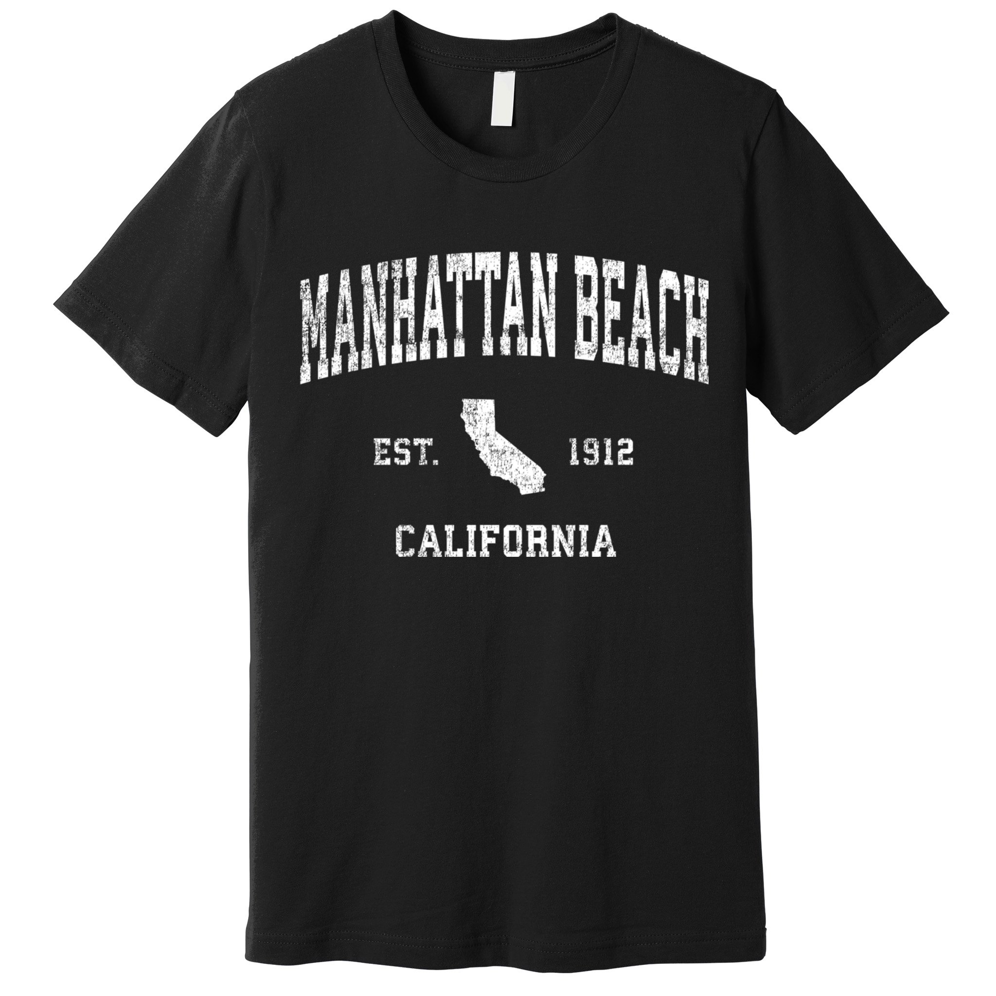 Manhattan Beach California Ca Vintage Sports Design Premium T-Shirt