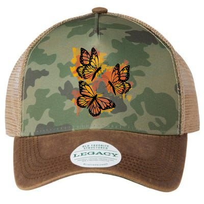 Monarch Butterfly Colourful Butterfly Legacy Tie Dye Trucker Hat