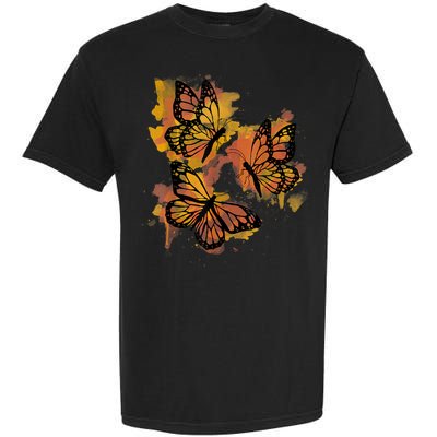 Monarch Butterfly Colourful Butterfly Garment-Dyed Heavyweight T-Shirt