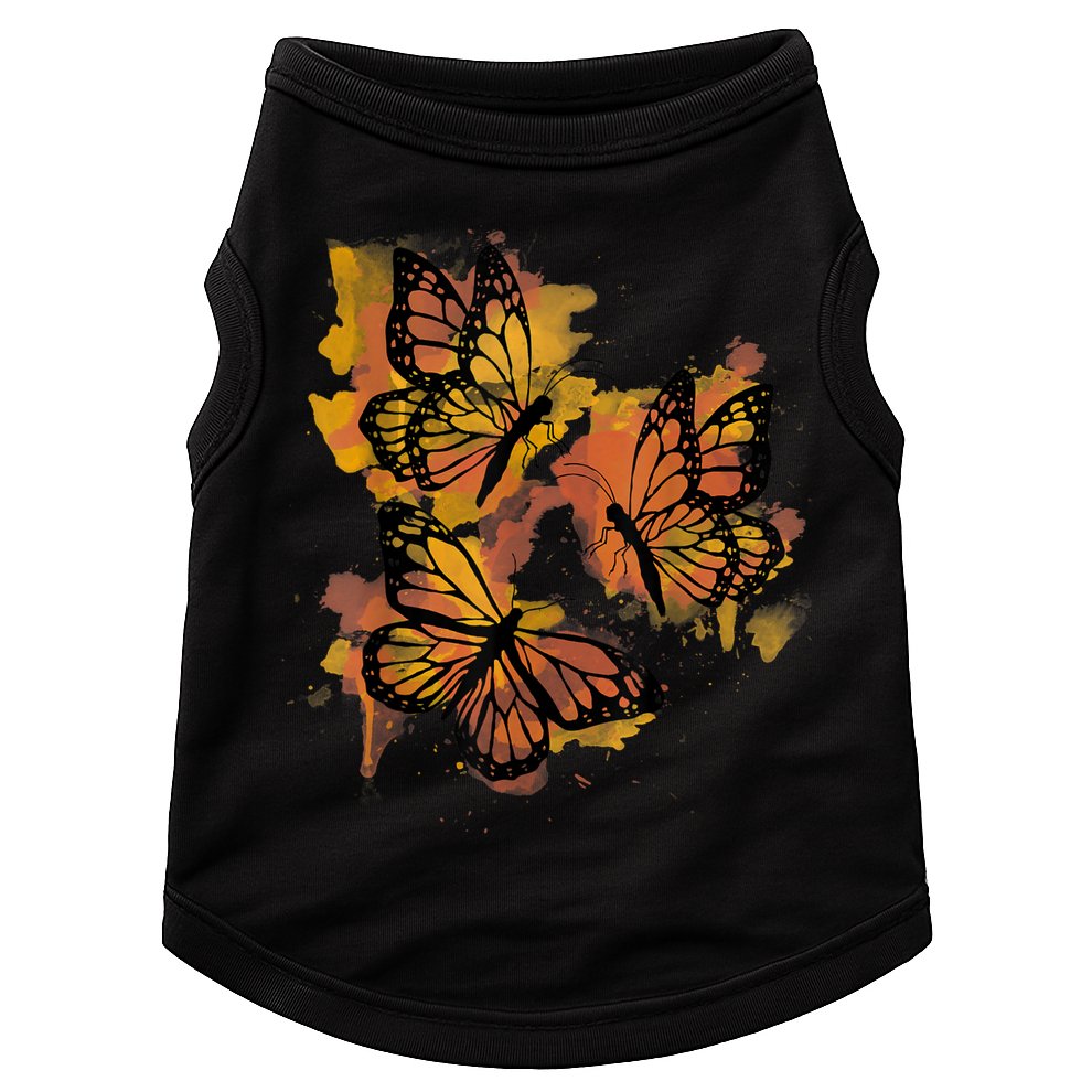 Monarch Butterfly Colourful Butterfly Doggie Tank