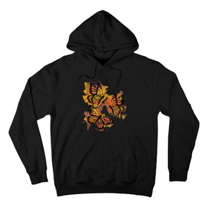 Monarch Butterfly Colourful Butterfly Hoodie