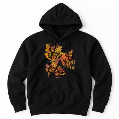 Monarch Butterfly Colourful Butterfly Hoodie
