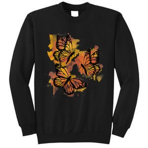 Monarch Butterfly Colourful Butterfly Sweatshirt