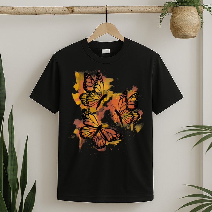 Monarch Butterfly Colourful Butterfly T-Shirt