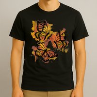 Monarch Butterfly Colourful Butterfly T-Shirt