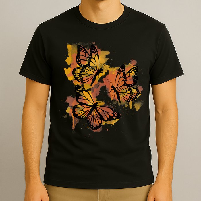Monarch Butterfly Colourful Butterfly T-Shirt