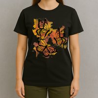 Monarch Butterfly Colourful Butterfly T-Shirt