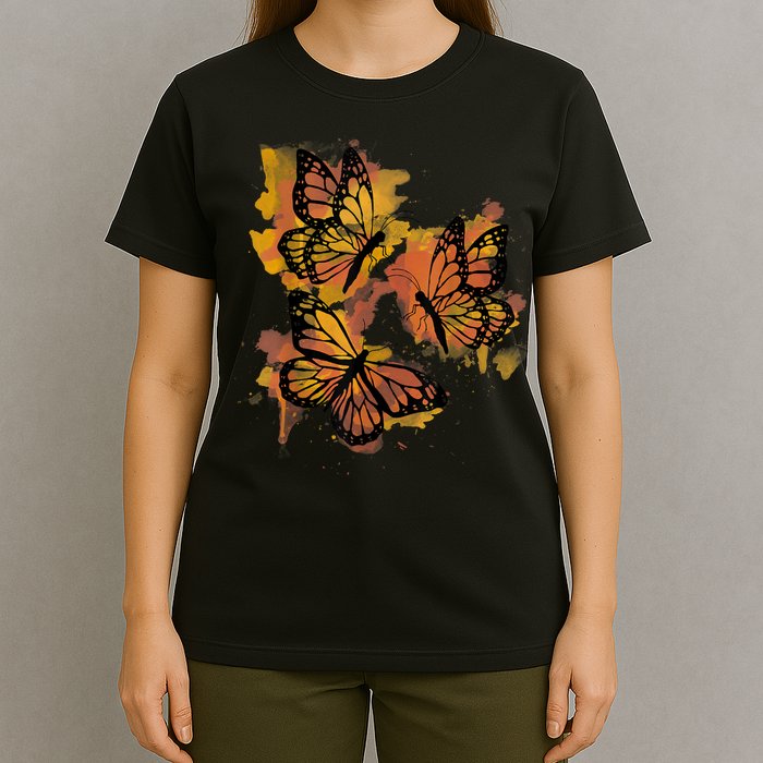 Monarch Butterfly Colourful Butterfly T-Shirt