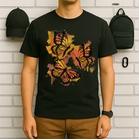 Monarch Butterfly Colourful Butterfly T-Shirt