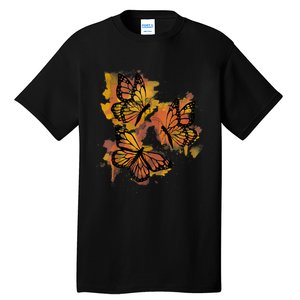 Monarch Butterfly Colourful Butterfly Tall T-Shirt