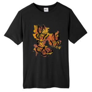 Monarch Butterfly Colourful Butterfly Tall Fusion ChromaSoft Performance T-Shirt