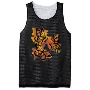 Monarch Butterfly Colourful Butterfly Mesh Reversible Basketball Jersey Tank