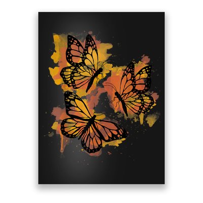 Monarch Butterfly Colourful Butterfly Poster