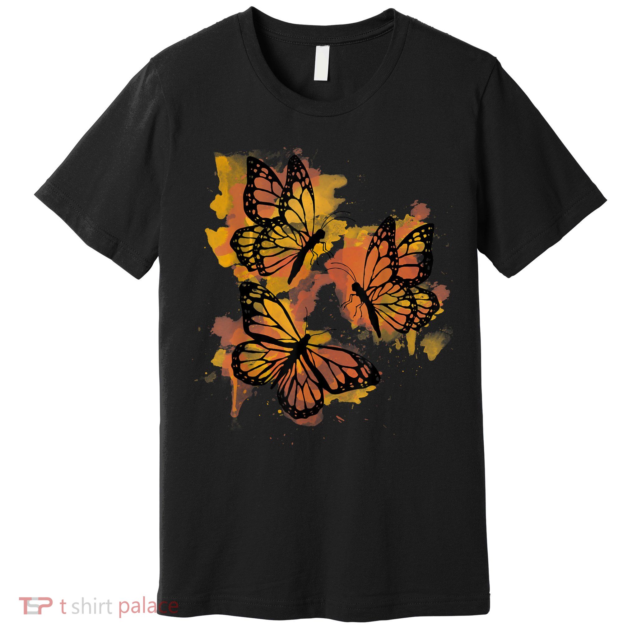 Monarch Butterfly Colourful Butterfly Premium T-Shirt