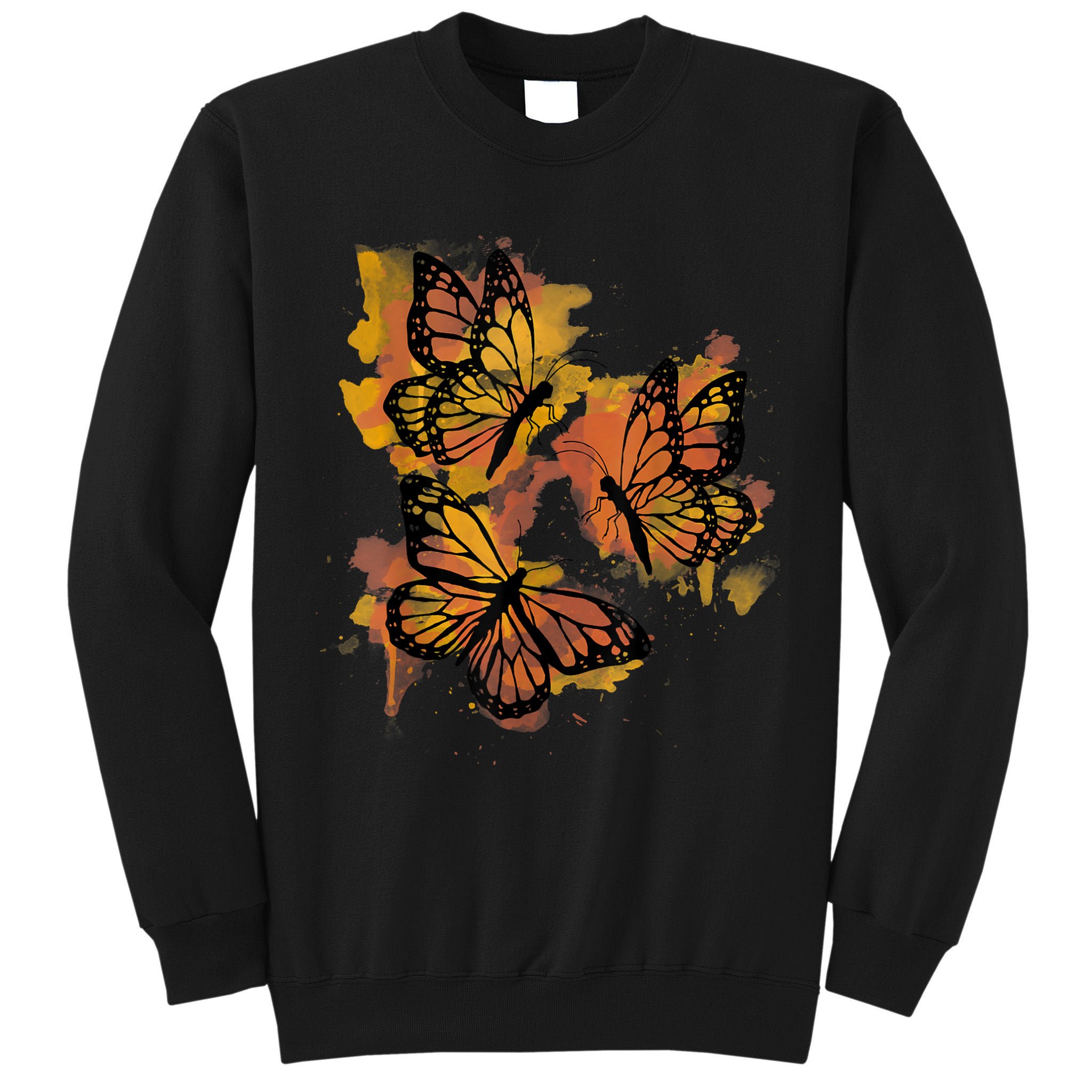 Monarch Butterfly Colourful Butterfly Tall Sweatshirt