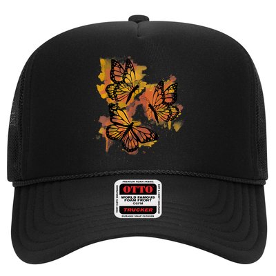 Monarch Butterfly Colourful Butterfly Trucker Hat