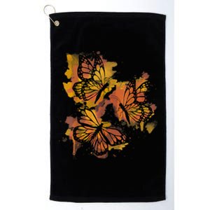 Monarch Butterfly Colourful Butterfly Platinum Collection Golf Towel