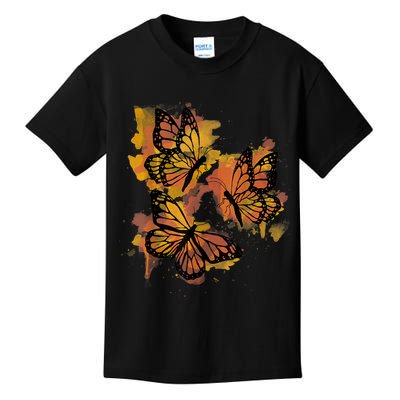 Monarch Butterfly Colourful Butterfly Kids T-Shirt