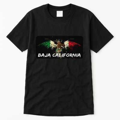 Mexicali Baja California Mexico License Plate Aesthetic Tall T-Shirt