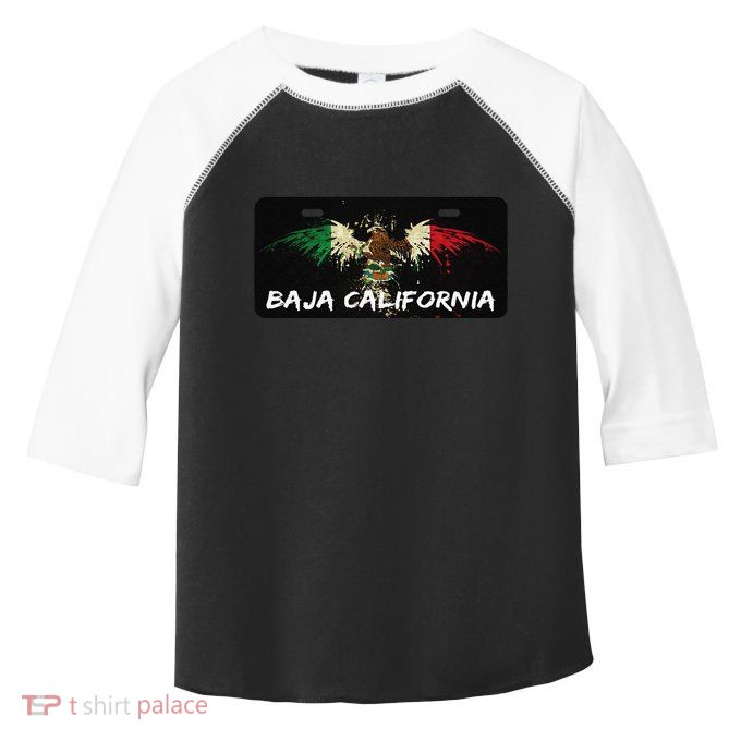 Mexicali Baja California Mexico License Plate Aesthetic Toddler Fine Jersey T-Shirt