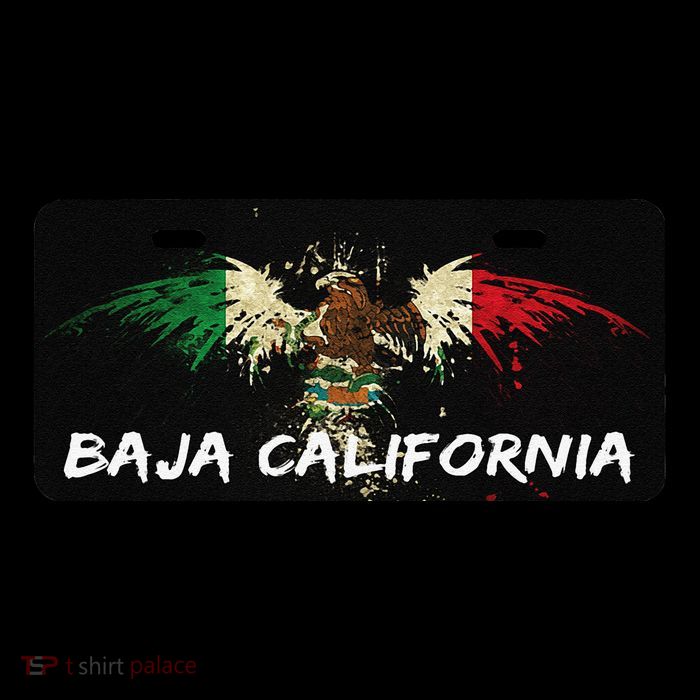 Mexicali Baja California Mexico License Plate Aesthetic Women's V-Neck T-Shirt