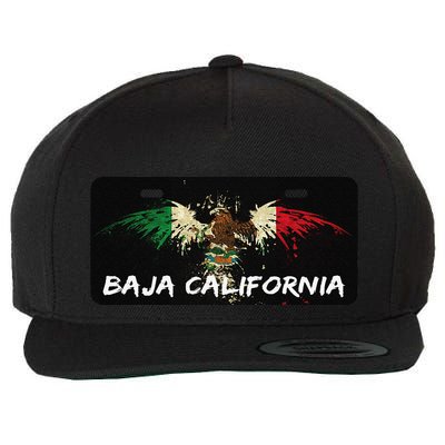 Mexicali Baja California Mexico License Plate Aesthetic Wool Snapback Cap