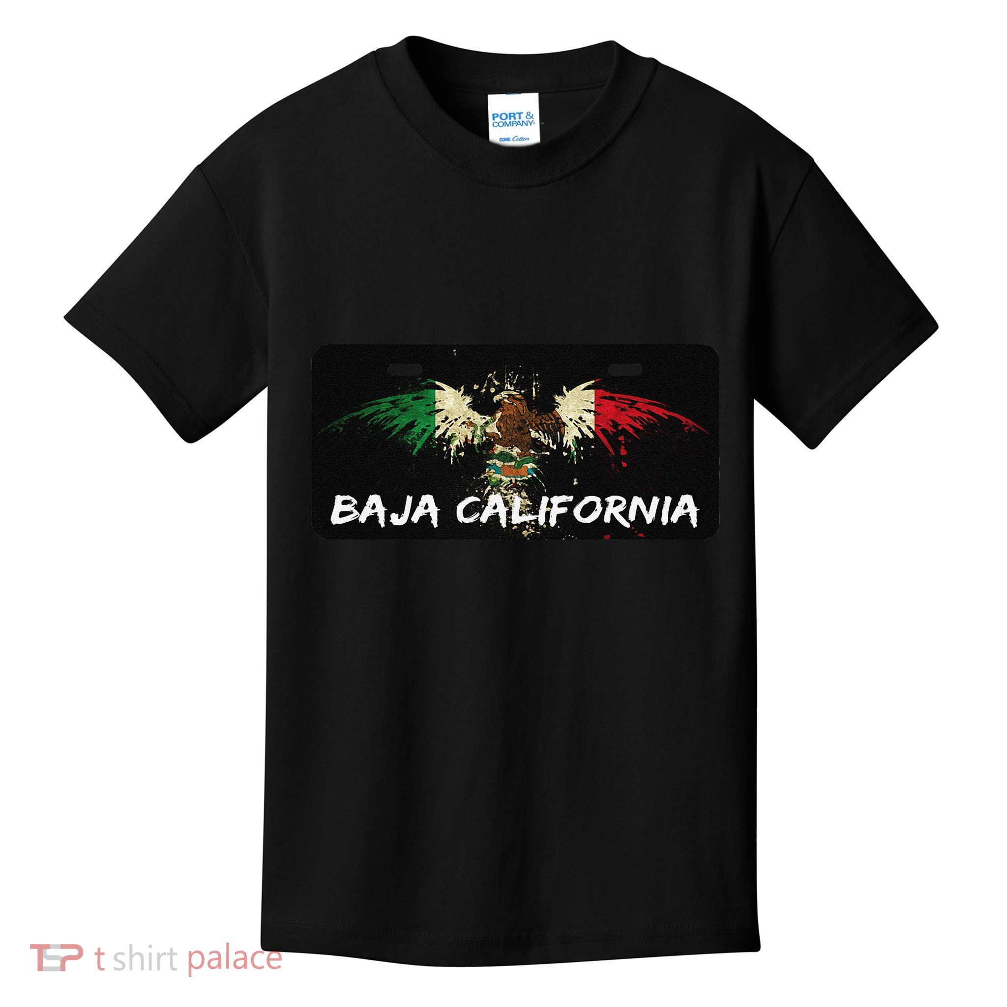 Mexicali Baja California Mexico License Plate Aesthetic Kids T-Shirt