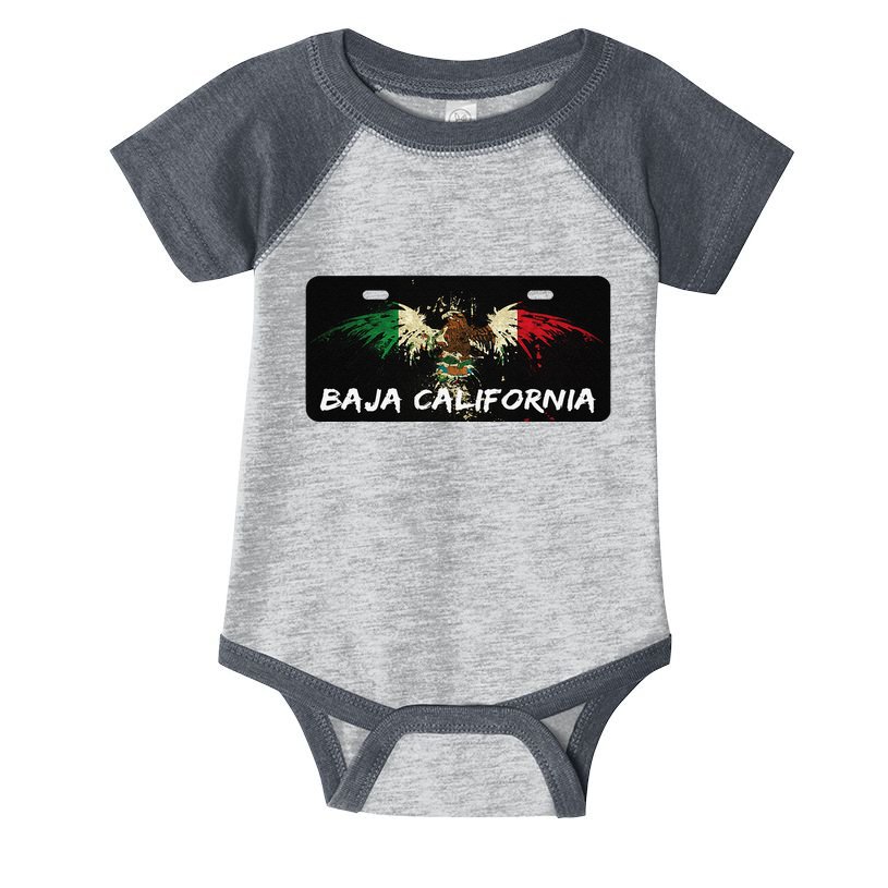 Mexicali Baja California Mexico License Plate Aesthetic Infant Baby Jersey Bodysuit